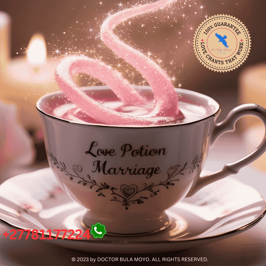 A cup filled with a love potion for marriage. (2)