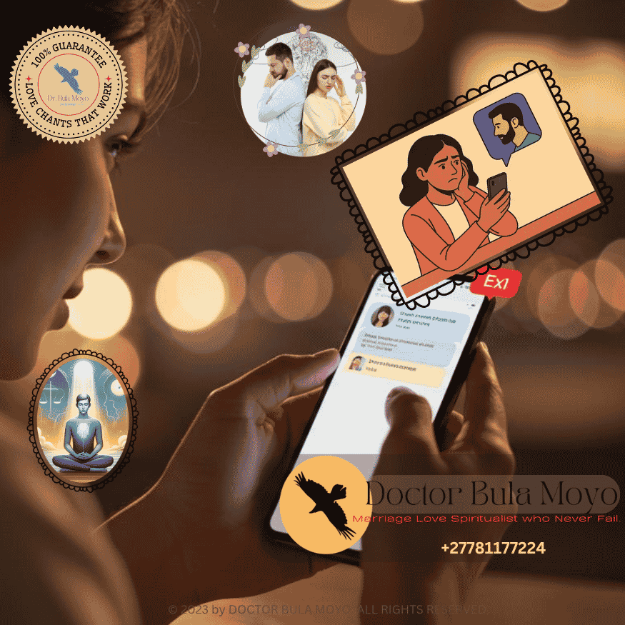 A person checking their phone thinking about an ex; social media viewing; late-night reflection; emotional confusion. (3)