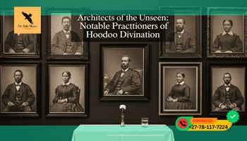 A sepia-toned gallery wall of vintage portraits of dignified African American men and women from the late 19th century. Below the frames, an altar with a white carnation and a glass of water.