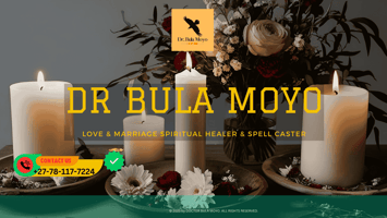 A white magic wedding ritual with candles and flowers.