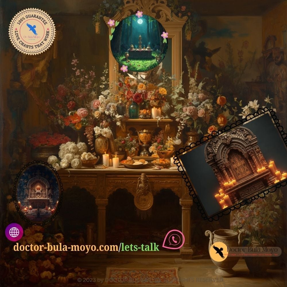 Ancestral altar used for veneration and invocation.