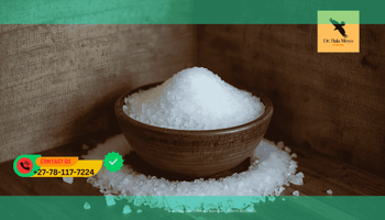 Bowl of sea salt placed in the corner of a room to absorb bad vibes and spirits. (1)