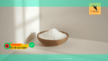 Bowl of sea salt placed in the corner of a room to absorb bad vibes and spirits.