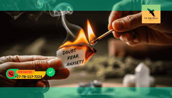 Close-up of hands burning paper with written negative thoughts during a cleansing spell.