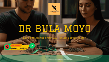 Couple performing green and white candle ritual to end financial conflicts in love