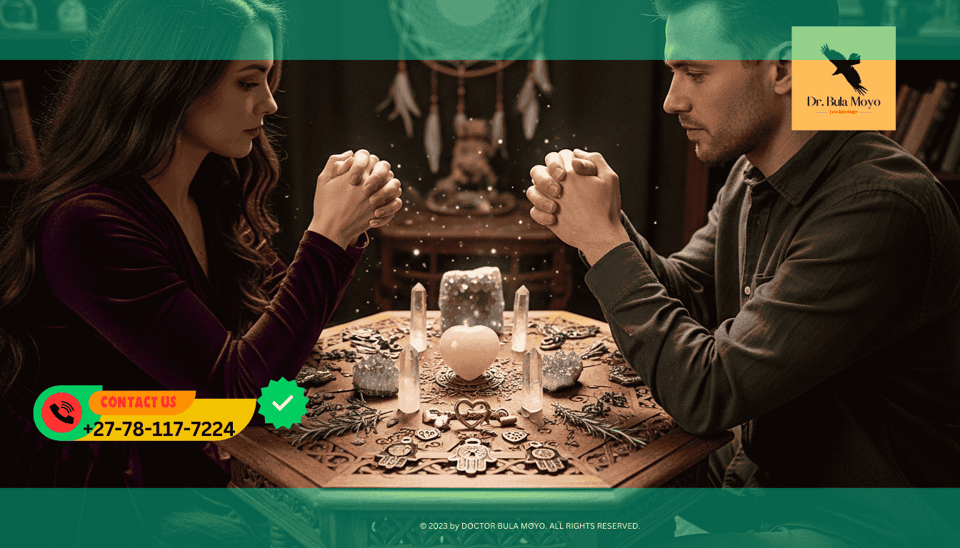 Couple using crystals and charms to protect love from envious family and friends (1)