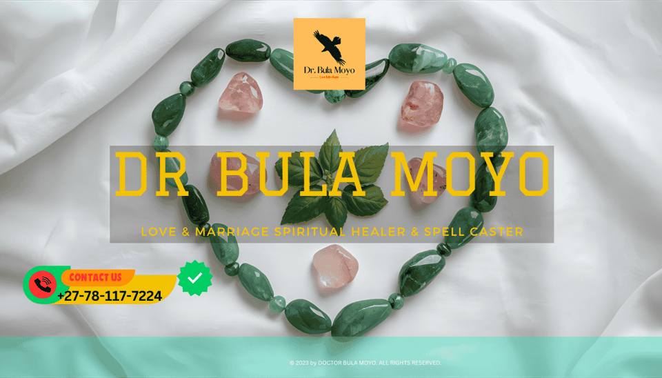 Green aventurine, rose quartz, and basil leaves forming a heart-shaped prosperity grid on a white cloth.