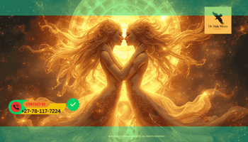 Mystical couple in golden aura symbolizing Twin Flame passion and Kundalini awakening energy flow.