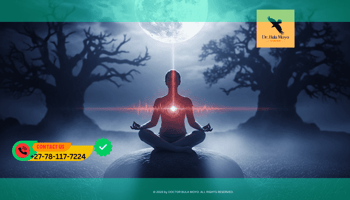 Person meditating under moonlight to strengthen passion spell energy