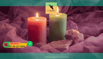 Pink and green candles burning beside rose quartz for a wealthy partner attraction spell.