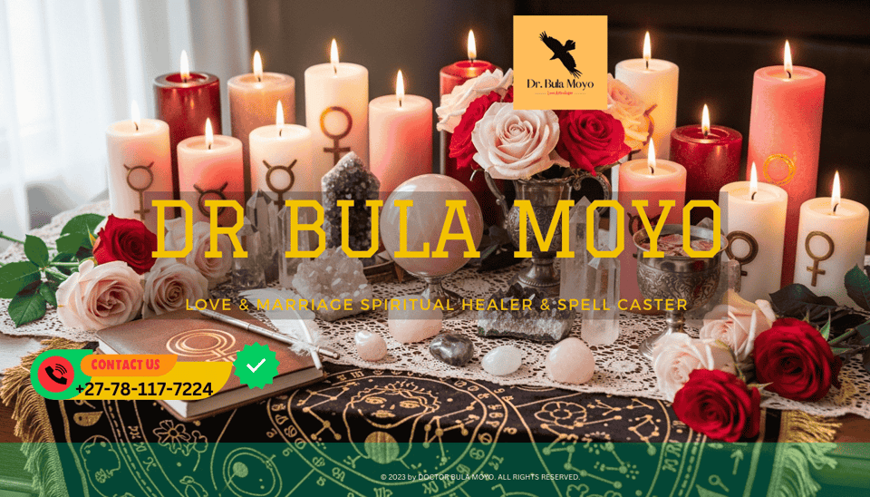 Ritual altar with roses, candles, and crystals used for Venus self-love astrology practices.