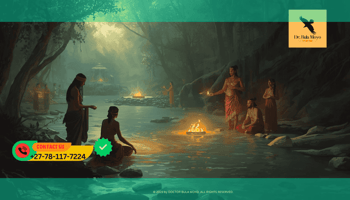 River offering ritual to the ancestors for fertility and pregnancy blessings. (2)