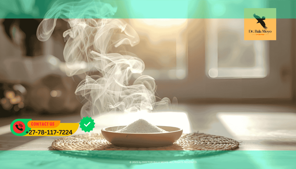 Spiritual house cleansing ritual using sage to remove negative energy from a new home. (1)