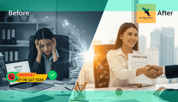 Successful spiritual healing case study Career promotion and luck opening. (1)