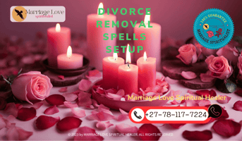 A burning pink candle surrounded by rose petals and cinnamon for an attraction spell.