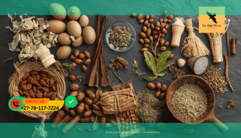 Traditional African herbal medicine called Muthi used for natural healing.