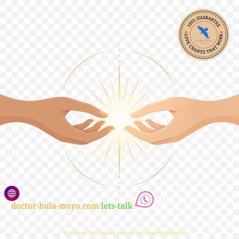Two hands gently reaching toward each other across a soft glowing light, symbolizing the restoration of connection and healing between separated partners through spiritual guidance