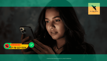 Woman looking at phone waiting for a text from ex, representing remote spiritual communication spells. (1)