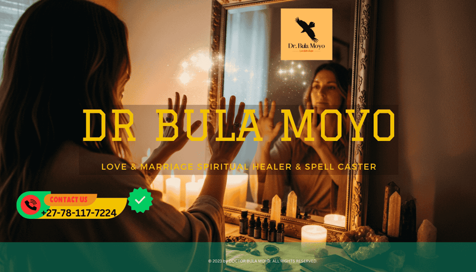 Woman practicing self-love magic with a mirror ritual and soft candlelight.