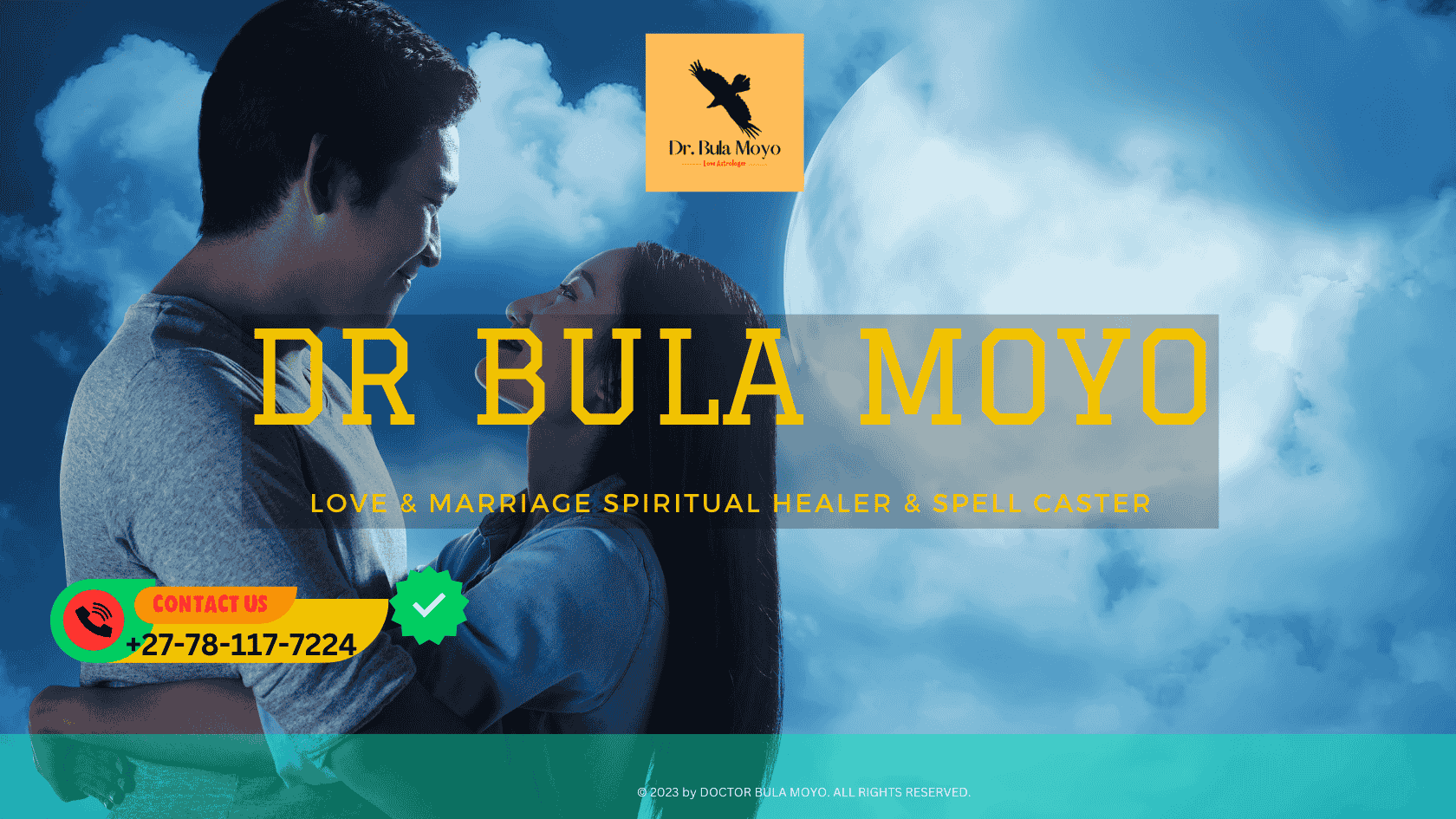A couple holding hands under a full moon for love manifestation.