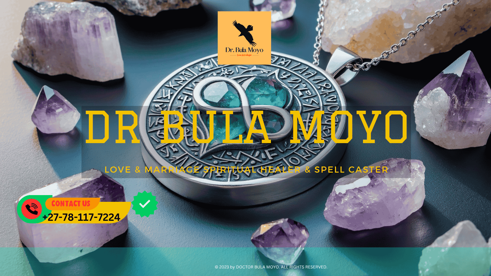 A love talisman engraved with an infinity symbol and surrounded by crystals in a sacred numerology pattern. (1)
