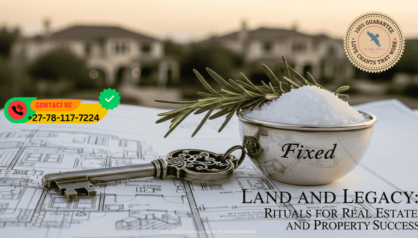 A luxury property key resting on a blueprint of a modern villa. Beside it, a silver bowl of Fixed salt and a sprig of fresh Rosemary. In the background, a blurred image of a prestigious neighborho