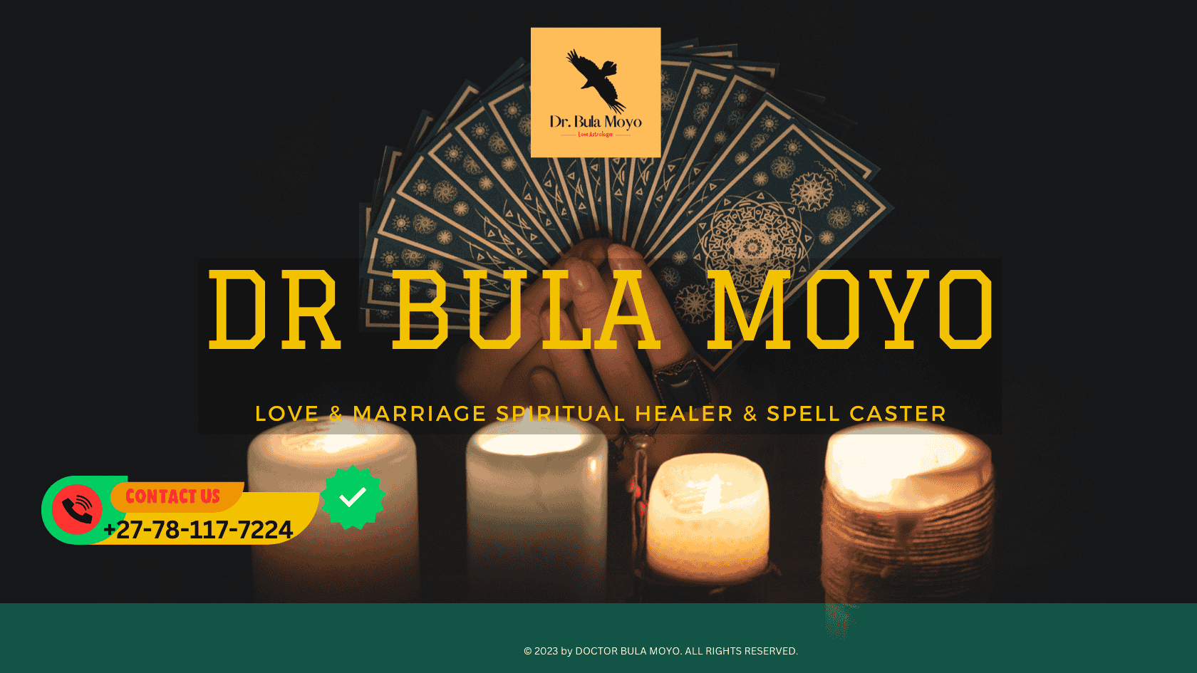 A tarot reader laying out cards for a love reading under candlelight_1