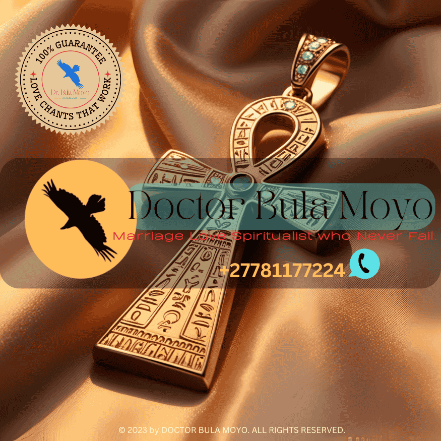 An ancient Egyptian ankh symbol used as a love amulet.