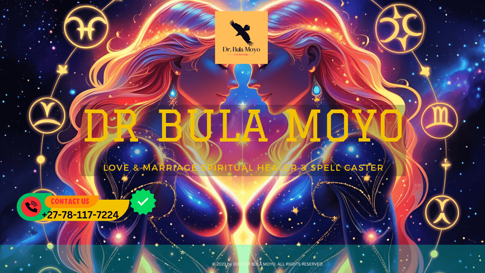 Cosmic twin flame illustration with intertwined soul energy and zodiac signs.