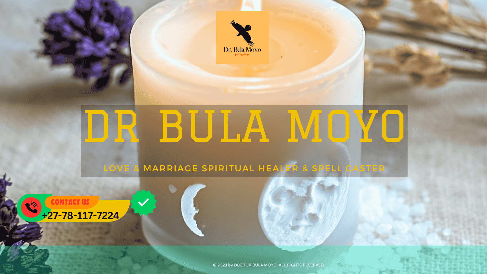 Doctor Bula Moyo performing a candle and moon ritual for love charm activation. (1)