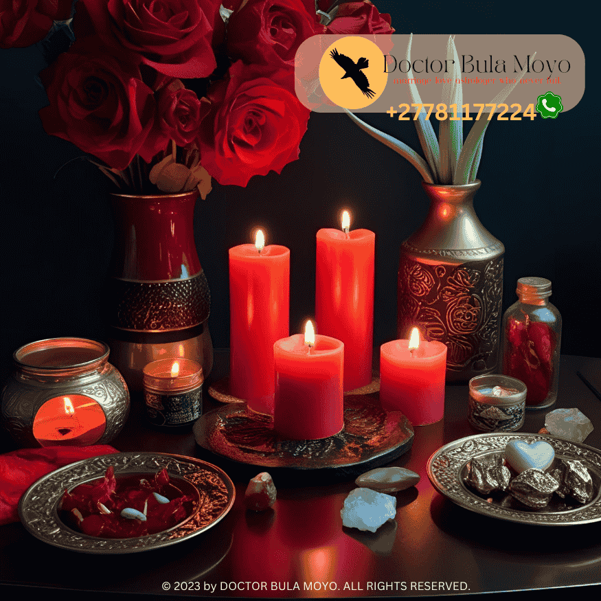 Effective Love Spells for Marital Harmony An illustration of a couple performing a love spell ritual together. (1)