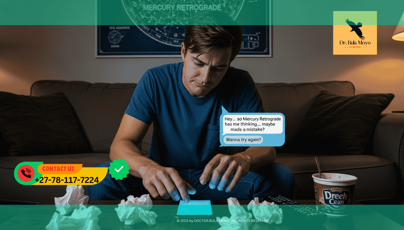 Ex-boyfriend texting during Mercury Retrograde, asking to get back together.
