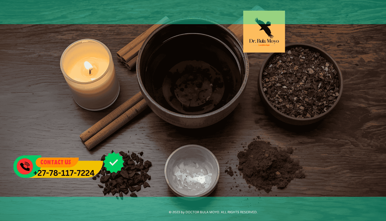 Four-element love ritual altar with candle, water bowl, soil, and incense representing Earth, Air, Fire, and Water. (2)