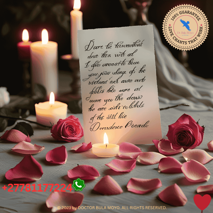 Handwritten testimonial note beside rose petals on altar (1)
