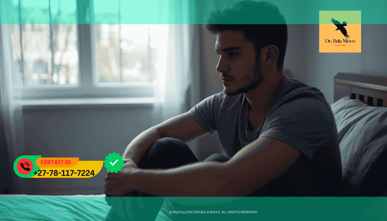 Lonely person sitting on a bed or looking out a window Signs of having a spiritual husband or wife causing singleness. (3)