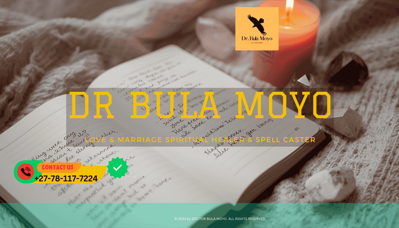 Open journal with handwritten self-love mantras surrounded by crystals and pink candle.