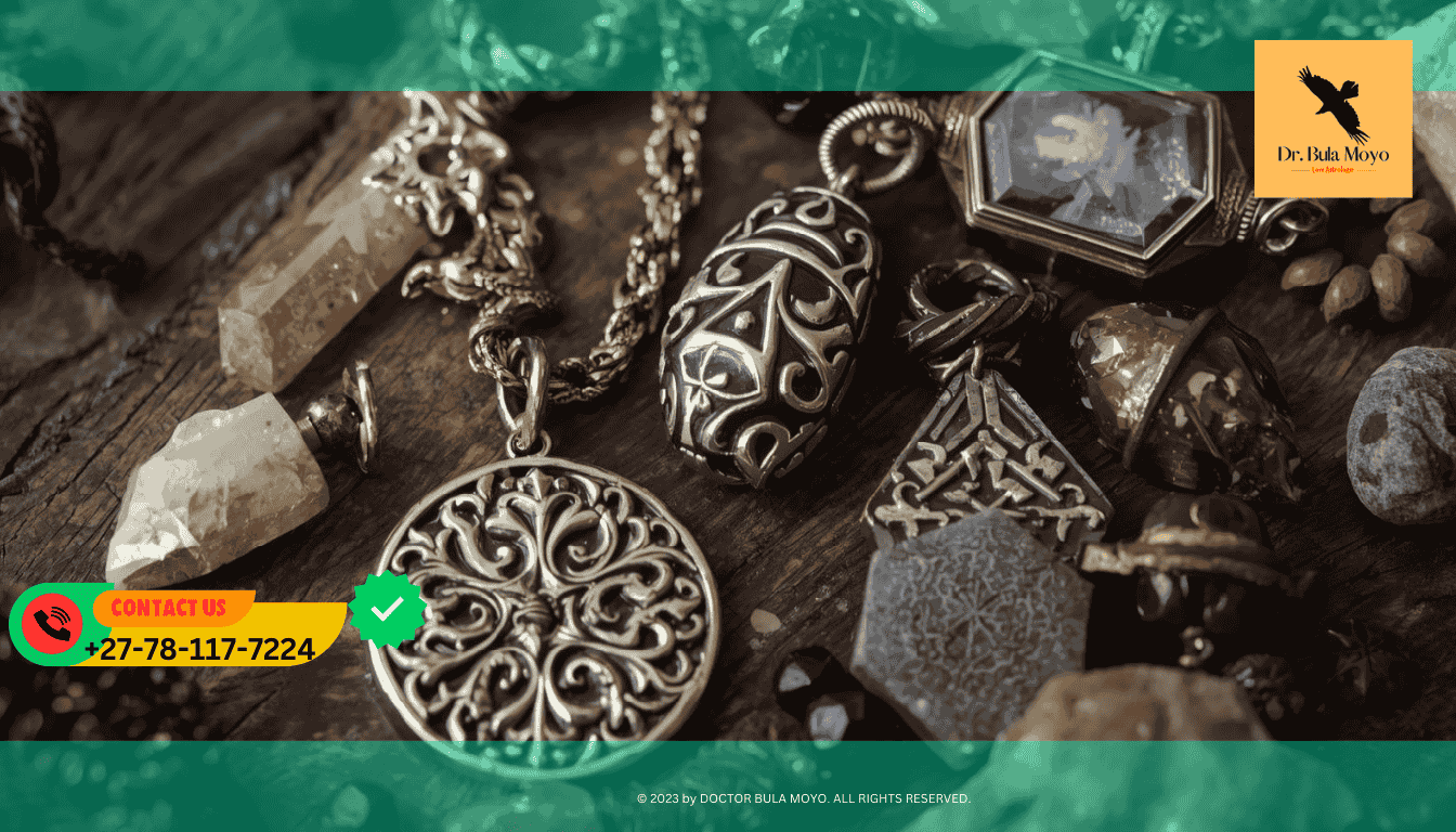 Protective amulets and crystals used to shield relationships from curses and jealousy (2) (3)