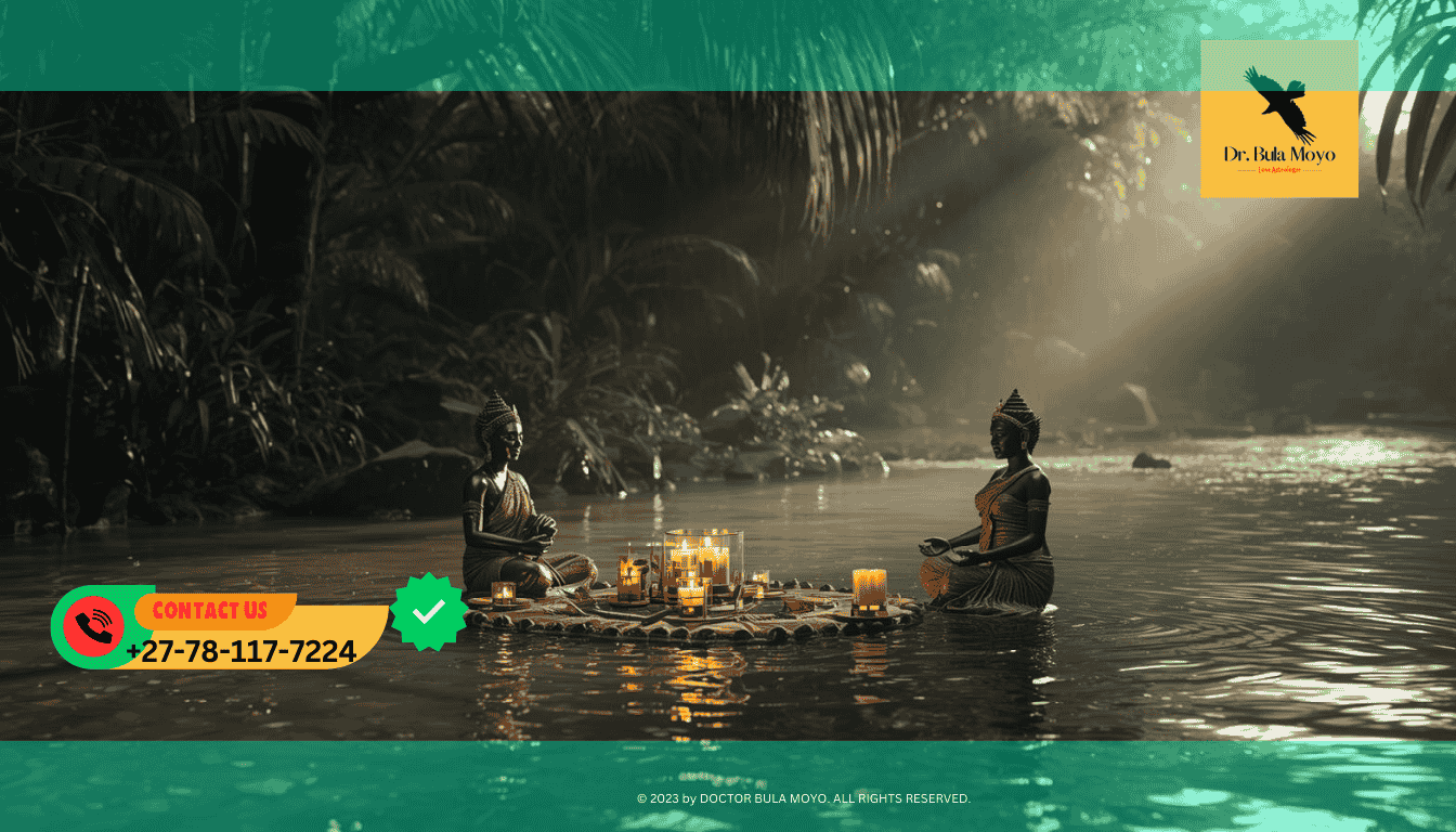 River offering ritual to the ancestors for fertility and pregnancy blessings. (1)