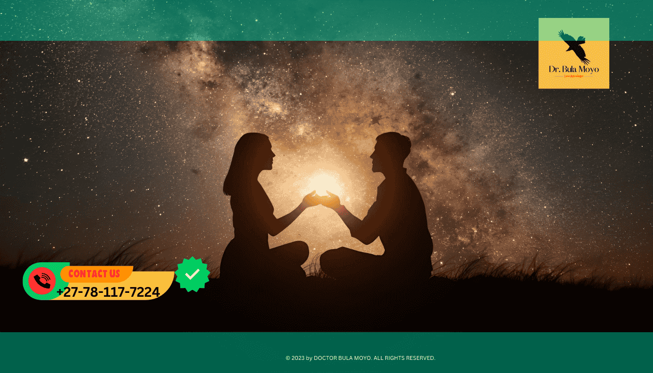 Soulmate connection made possible by spiritually balancing relationship energy. (1)