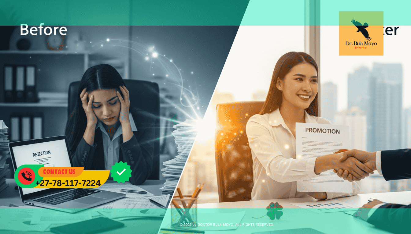 Successful spiritual healing case study Career promotion and luck opening.