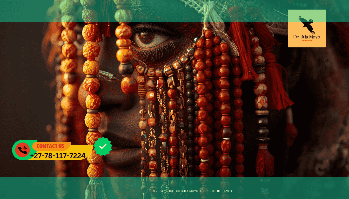 Traditional beads and red ochre used during Sangoma initiation training (Thwasa) (1)