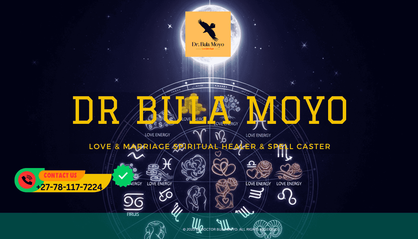 Zodiac wheel showing money and love energy for each sign under a glowing moon.